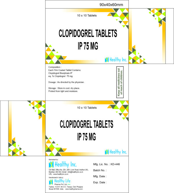Clopidogrel + Aspirin Tablets