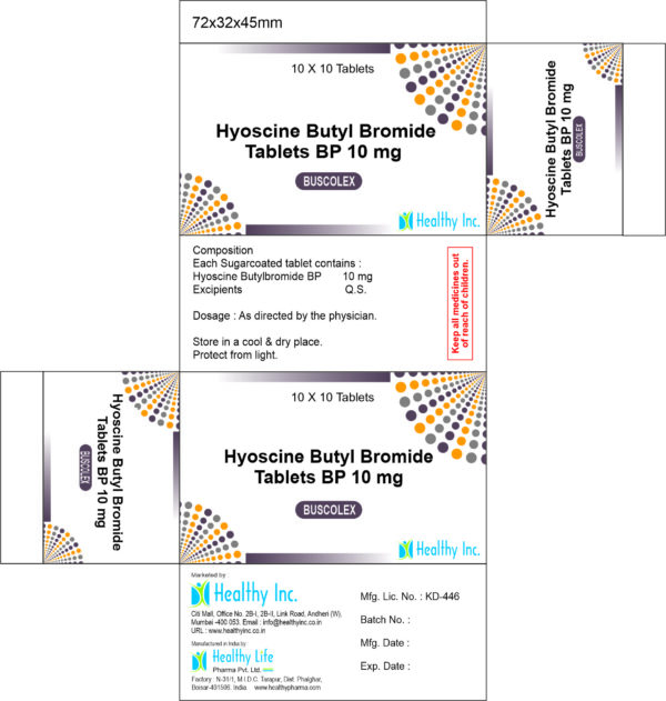 Hyoscine Butyl Bromide tablets